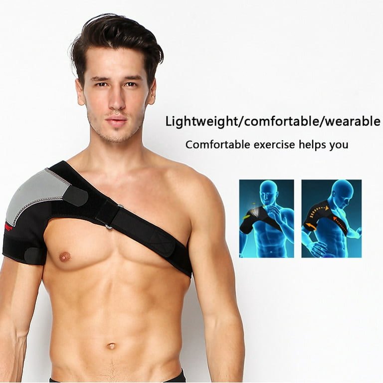 Heldig 1 pcs Shoulder Brace for Men and Women | Orthopedic Care Compression  Sleeve for Torn Rotator Cuff, Dislocated Joint, and Other Injuries 