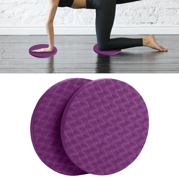 TPE Small Round Knee Pad Yoga Mats 2 Pieces Stretching Workout