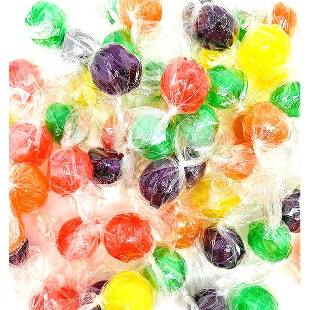 Sweetgourmet Traditional Sour Fruit Balls Bulk Hard Candy Wrapped 4
