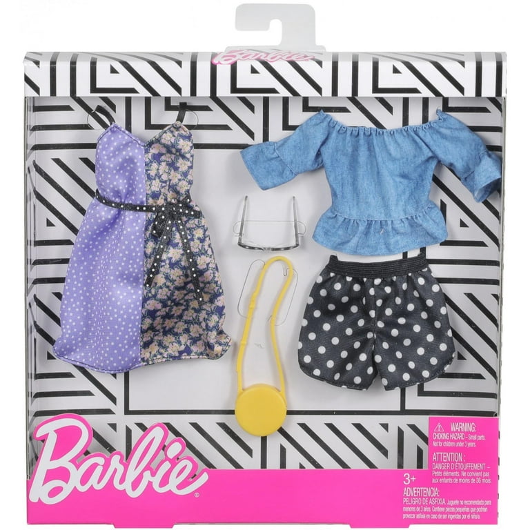Barbie Polka Dot Mix Outfit Fashion Pack with Accessories