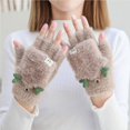 thumbnail image 4 of Electronicheart Thermal USB Heated Mittens Exquisite Lovely Outdoor Elk Modeling Electric Warming Mitten Clothes Accessory Hand Cover Light tan, 4 of 6