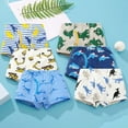 thumbnail image 2 of LRen Boys Underwear Size 8 Boys Underwear Soft Animal Print Briefs Comfortable Stretch Waistband For Daily Wear And Activities 6PCS, 2 of 3