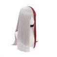 thumbnail image 4 of RV Peluca de Cosplay de plata semi-roja de onda larga con flequillo, peluca de anime, ropa de juego para mujeres brillar  Electrónica, 4 of 5