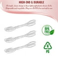 thumbnail image 4 of Smarty Clear Disposable Plastic Serving Salad Scissor Tongs 50ct, 4 of 7