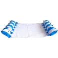 thumbnail image 1 of Tumbona flotante para piscina, Tumbona flotante para piscina 130x70 cm Tumbona flotante para piscina a rayas Flotador para piscina Tecnología innovadora, 1 of 1