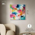 thumbnail image 5 of Gossamer Colors Canvas Modern Colorful Print by Art Remedy, Gallery Wrapped, 30" x 30", 5 of 7