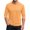 B#Orange, variant on DPTALR Men's Casual Fashion,Solid Color,Stand Collar Button Pullover 3/4-Sleeve Shirt,Orange,Big and Tall Men M
