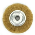 thumbnail image 1 of NEW 5inch Soft Copper Wire Wheel Brush for Deburring Descaling Polishing, 1 of 6