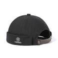 thumbnail image 1 of Chapeaux pour Hommes Bonnet Bonnet Marin Chapeau de Travail Manchette Roulée Chapeau Rétro Sans Bord avec Réglable, 1 of 5