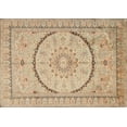 thumbnail image 1 of Ahgly Company Indoor Rectangle Traditional Brown Gold Medallion Area Rugs, 6' x 9', 1 of 6