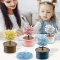 thumbnail image 4 of Blue Crystal Growing Tree Science Experiment Kit For Kids Magic Tree Crystal Lab Project 6.3 Inch Steam Educational Toy With Growing Powder Stirring Rod And Instruction Sheet 4-7 Days Grow, 4 of 5