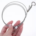 thumbnail image 3 of OUNONA 4 Pcs Wire Hanging Rope Hanging Picture Accessories 100.00X1.90X0.90CM Silver, 3 of 8