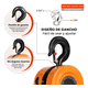 thumbnail image 3 of Polipasto Con Cadena Bloosom  De 3m, Capacidad De 2 Toneladas Negro con Naranja, 3 of 4