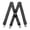 Dark Gray, variant on Elastic work suspenders for men construction daily wear assorted solid colors 1 pack