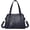 Dark Blue, variant on NCY Women Purse and Handbags Fashion Tote PU Stiching Top Handle Satchel Shoulder Bag