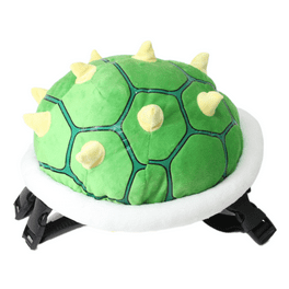 Super Mario Bros Cosplay Bowser Green Turtle Shell Backpack with 3D Spikes and Adjustable Straps Walmart
