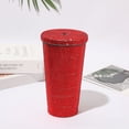 thumbnail image 5 of Taza térmica con incrustaciones de diamantes, tubo de succión de acero inoxidable de doble capa, taza con taladro, taza de café con diamantes de imitación, regalo, taza, 5 of 5