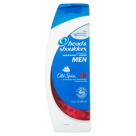 head & shoulders Men 2 en 1 Pellicules shampooing et revitalisant Old Spice, 13,5 FL OZ