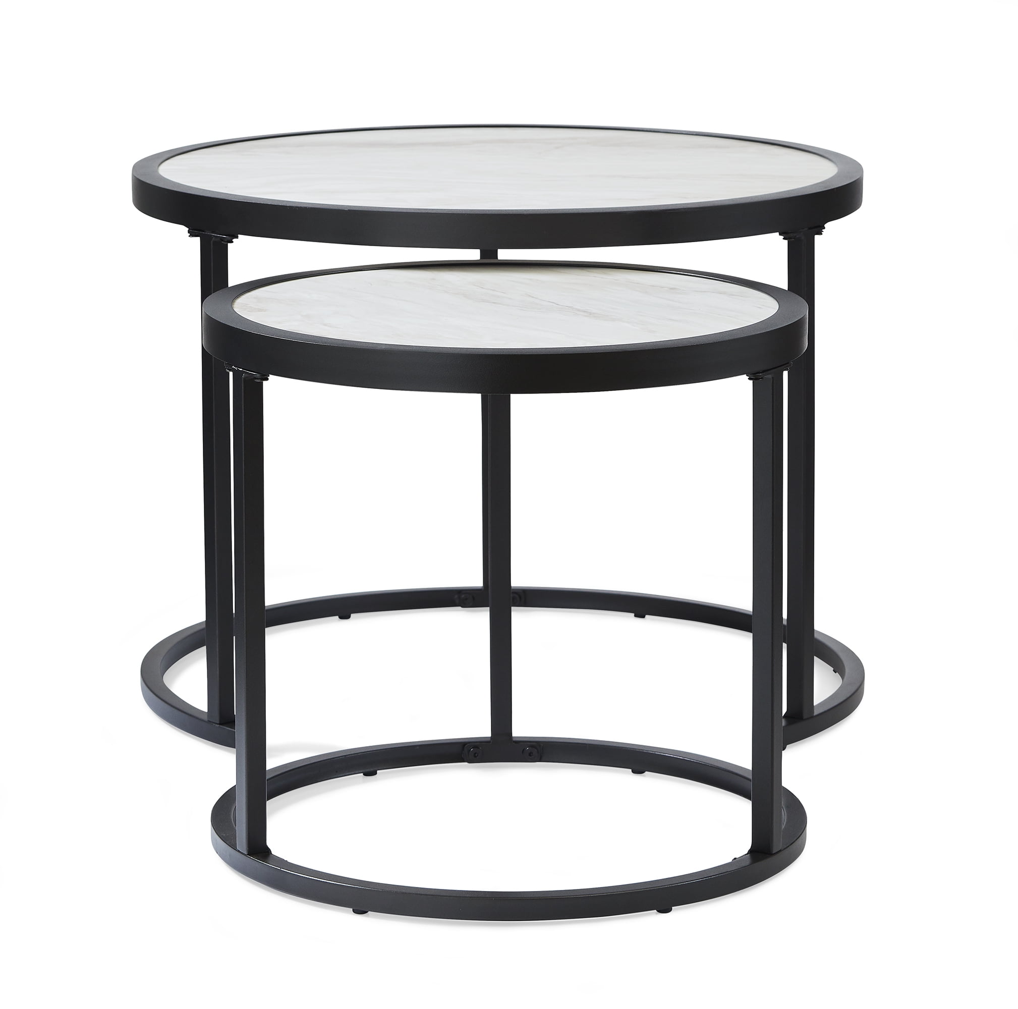 Better Homes Gardens River Oaks 3 Piece Sofa Nesting Table Set with Patio Cover Walmart