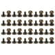 thumbnail image 1 of Latón Remaches, 20 sets Monje Cabeza Accesorios de Hardware, Fácil Usar para Cinturones, Monederos, Equipaje, Artesanía Proyectos, 1 of 7