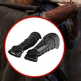 thumbnail image 1 of BELOVING Medieval Arm Guards Adjustable Fancy Dress Synthetic Leather Adult Vambraces Black, 1 of 10
