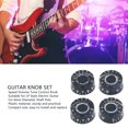 thumbnail image 3 of Guitar Knobs Set, Guitar Speed Volume Tone Knob Replacement Parts Compact Design 4PCS  for LP Style for 6mm Diameter Shaft Pots, 3 of 7
