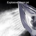 thumbnail image 4 of Xirurus Travel Steam Iron, 2600W Portable Iron with Anti-Scratch Soleplate, Adjustable Thermostat for Clothes, Dual Voltage for Home & Trip, 4 of 8