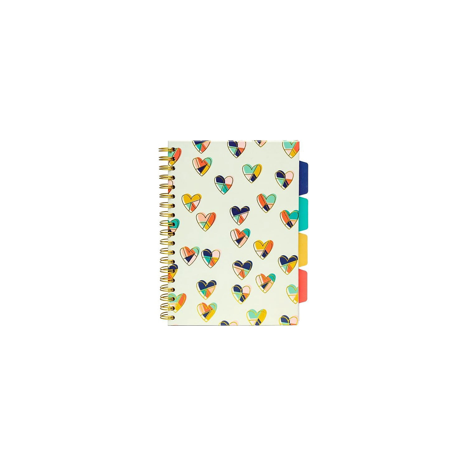 Pukka Pads B5 5-Subject Divider Notebooks, 200 Pages, Floral Love, Pack of 3