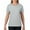 SILVER, variant on Anvil Women's 100% Cotton Seamed Collar T-Shirt 880