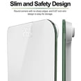 thumbnail image 5 of Scale for Body Weight, Mechanical Bathroom Weighing Scale, Highly Accurate & Measures Weight up to 400 lb/180kg, Batteries Included, 10.2"/260mm, White, 5 of 7