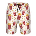 thumbnail image 3 of Logiee Popcorn Print Mens Swim Trunks Quick Dry Board Shorts,Breathable Hawaii Beach Shorts Swimwear Bathing Suits-Medium, 3 of 6