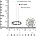 thumbnail image 4 of Iconic Braided Double Twisted Rope Engraved Ring Band 925 Sterling Silver Size 7, 4 of 5