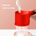 thumbnail image 3 of New Plastic Flour R Sieve Filter Baking Icing Sugar Powder Strainer Handle Screen Squeezing Screen, 3 of 4