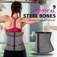 thumbnail image 4 of COMFREE Women's Sauna Waist Trainer Sweat Belt Compression Trimmer Workout Fitness Shapewear, 4 of 7