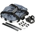 thumbnail image 5 of Universal Front Bike Basket for Small and Medium Dogs - 34 x 28 x 25 cm - Detachable Waterproof Canvas Hanging Storage Basket on Handlebar (Black Flow, 5 of 5