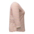 thumbnail image 4 of Playera George Talla 38 Cuello V Rayas Corte Plus Multicolor, 4 of 4