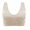 Skin Color, variant on Plus Size Women Padded Sports Bra Running Stretchy Breathable Bra, Push-up Bra Underwear Yoga Vest
