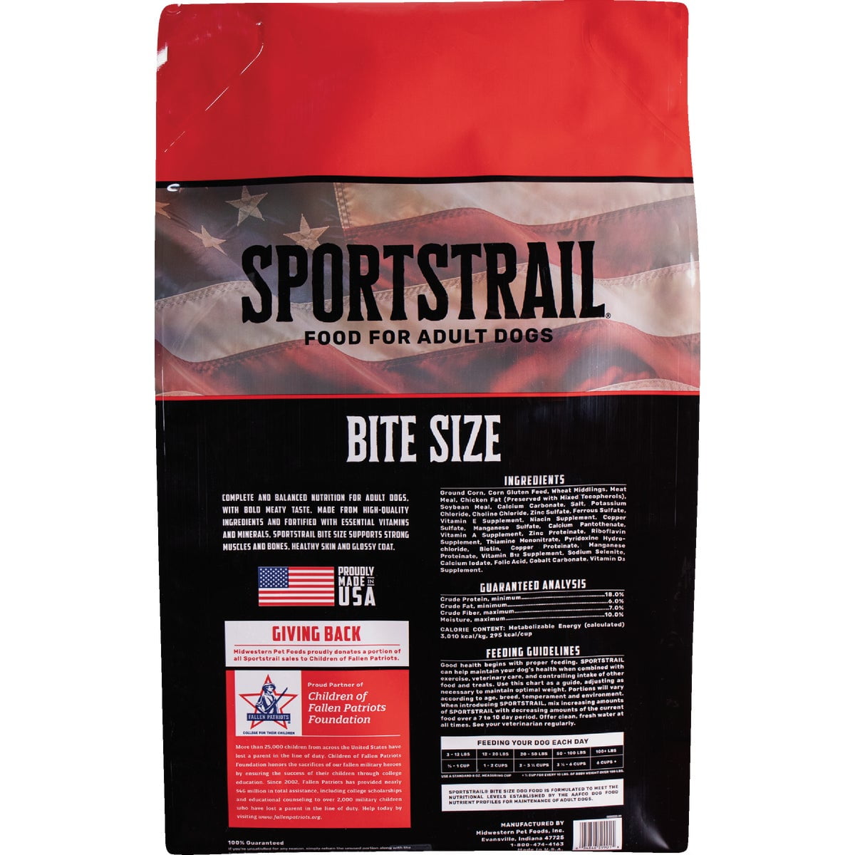Sportstrail 50 Lb. Meat Flavor Bite Size Adult Dry Dog Food 348125