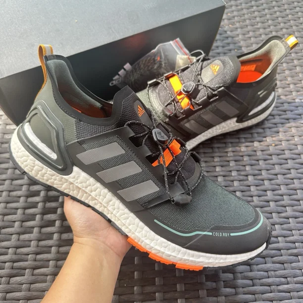 Ad-id-as UltraBoost Winter.Rdy Black Signal Orange Men's Shoes EG9798 Size 8