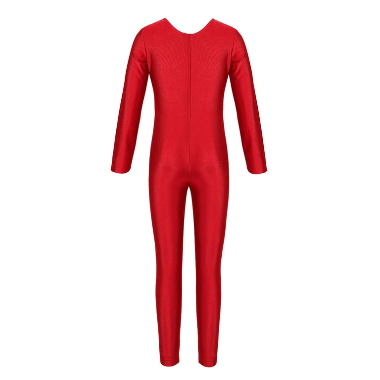Red unitard jumpsuit hotsell