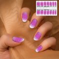 thumbnail image 2 of Full Glitter Gradient Nail Polish Strips Self Decal Stickers For Women Girls Design Wraps Sets, 2 of 5