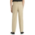 thumbnail image 3 of Real School Boys School Uniform Flat Front Pants, Sizes 4-16, Khaki, 3 of 6