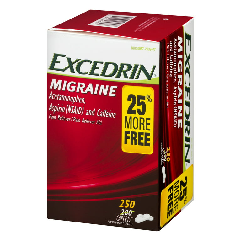 Excedrin Migraine Caplets, 125 Count - Kroger