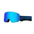 thumbnail image 4 of S SERENABLE Ski Goggles Adjustable Strap Eye Protection Anti Fog Protective Snow Goggles Black and Blue, 4 of 9