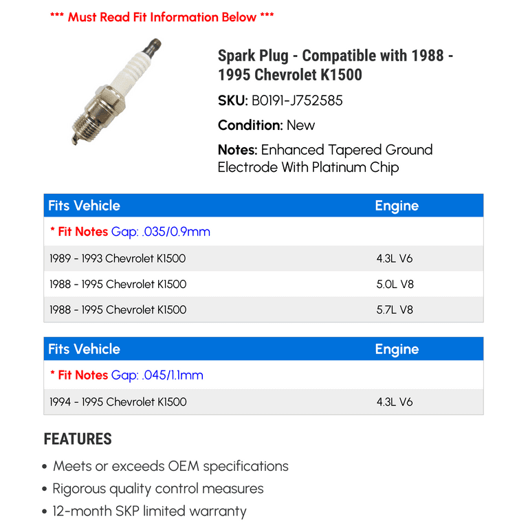 What is the Spark Plug Gap on a 4.3 Chevy: Essential Guide