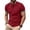 Red&04#0202F, variant on Fabrcox Men's Polo Shirts Short Sleeve Lapel Collar Button Down Mens Henley Shirts Color Block Spring Big and Tall Outdoor Golf Shirts