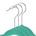 thumbnail image 2 of 100 Velvet Kid‘s Hangers for Children‘s Clothes  14” - Light Blue, 2 of 7