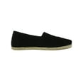 thumbnail image 2 of toms women's classic nubuck black woven panel ankle-high flat shoe - 7m, 2 of 3