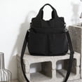 thumbnail image 4 of Women's Casual Shoulder Bag Student Class Handheld Bag Nylon Tote Bag Large Capacity Commute Crossbody Bag, 4 of 6