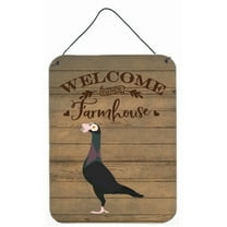 English Carrier Pigeon Welcome Wall or Door Hanging Prints